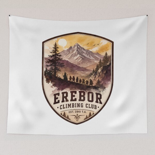 Item preview, Erebor Climbing Club designed and sold by FrontierCosmic.