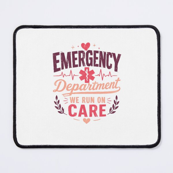 Item preview, Emergency Department We Run On Care Healthcare Professional ER Nurse Doctor Gift designed and sold by HumansStuck12.