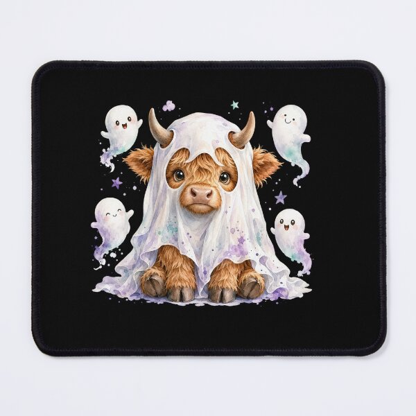 Item preview, Cute Halloween Highland Cow Ghost Costume Spooky designed and sold by Timeless Bond Designs.