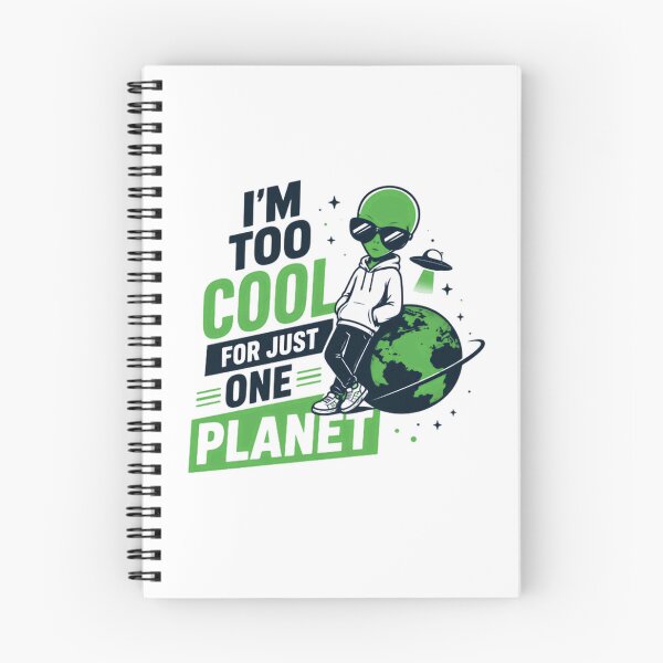 Item preview, I'm Too Cool For Just One Planet Alien Space Extraterrestrial Humor designed and sold by RetroMini2026.