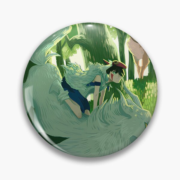 Item preview, art girl and wolfie [[themomonokes's]] go -%[ghiblis]%- hunt aways  designed and sold by ebyyuishop.