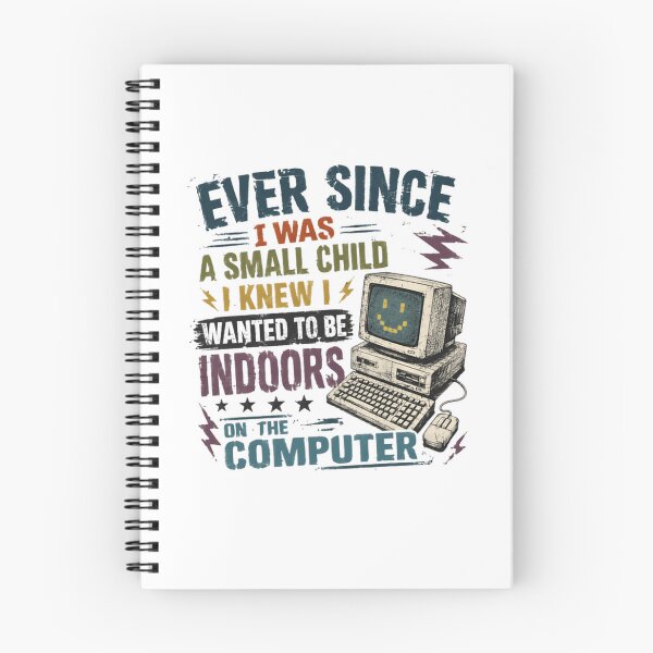 Item preview, Ever Since I Was A Small Child I Knew I Wanted To Be Indoors On The Computer Retro Gaming Programmer Introvert designed and sold by RetroMini2026.