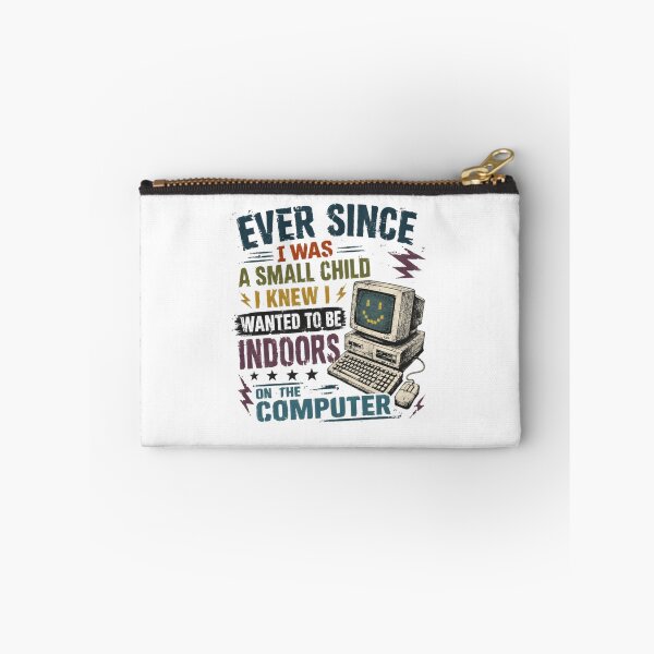 Item preview, Ever Since I Was A Small Child I Knew I Wanted To Be Indoors On The Computer Retro Gaming Programmer Introvert designed and sold by RetroMini2026.