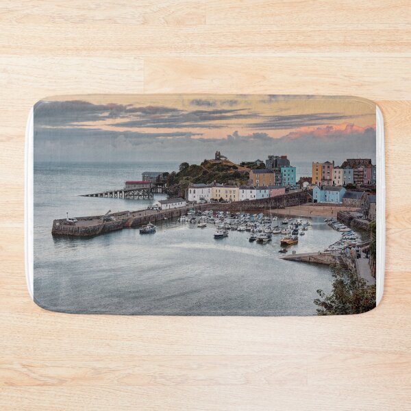 Item preview, Tenby Sunset: Pastel Evening Serenity designed and sold by duncan1980uk.