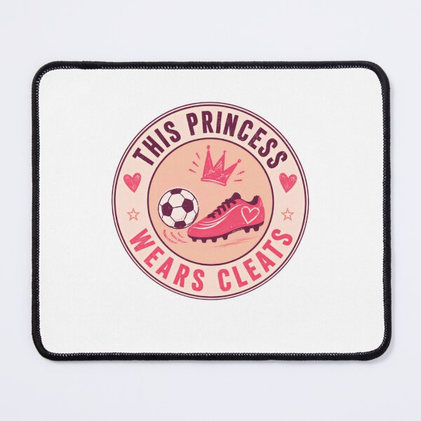 Item preview, This Princess Wears Cleats Female Soccer Player Girls Sport designed and sold by HumansStuck12.