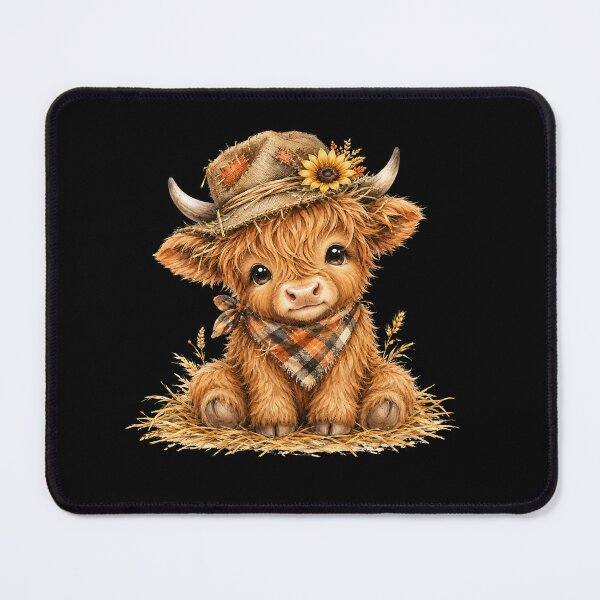 Item preview, Cute Autumn Highland Cow Halloween Pumpkin Vintage designed and sold by Timeless Bond Designs.