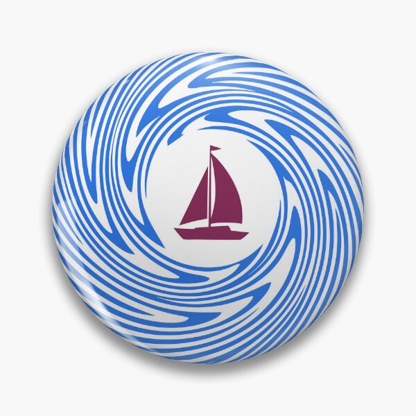 Item preview, Sailboat Optical Illusion Swirl T-Shirt Vector designed and sold by bolayousri.