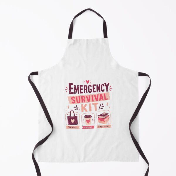 Item preview, Emergency Survival Kit Caffeine Good Books Reader Woman Essentials designed and sold by HumansStuck12.