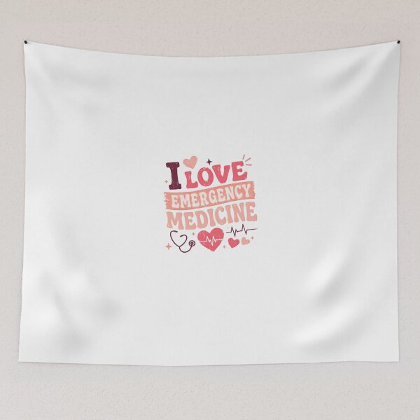 Item preview, I Love Emergency Medicine Doctor Nurse Paramedic Medical Professional designed and sold by HumansStuck12.