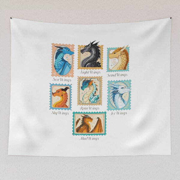 Item preview, Fantasy Dragon Tribes Stamp Collection designed and sold by JosielynBie.