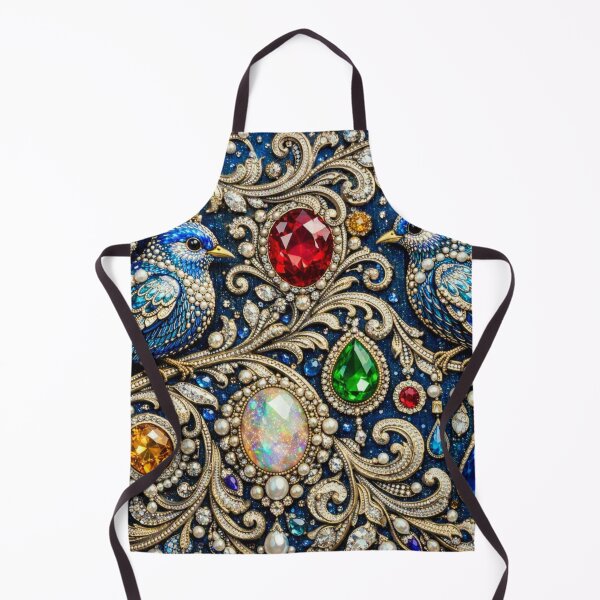 Item preview, Birds of Jewels in Midnight Blue designed and sold by Sigtrix.