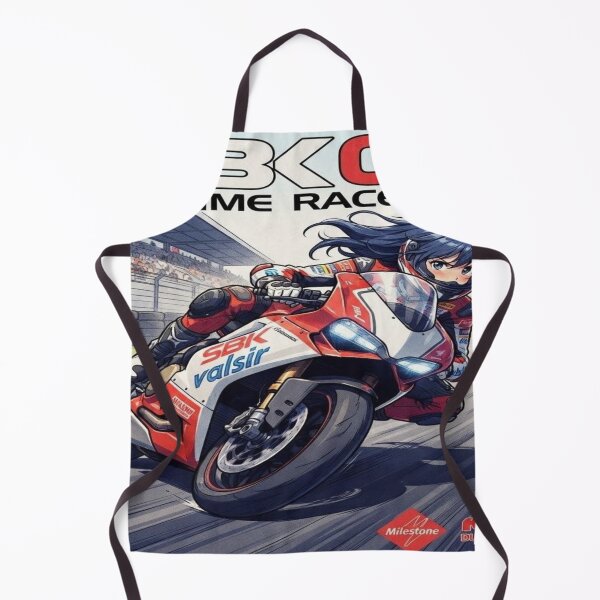 Item preview, Retro SBK Anime Racers - Vintage Circuit Motorcycle Art designed and sold by JMAVILA ART.