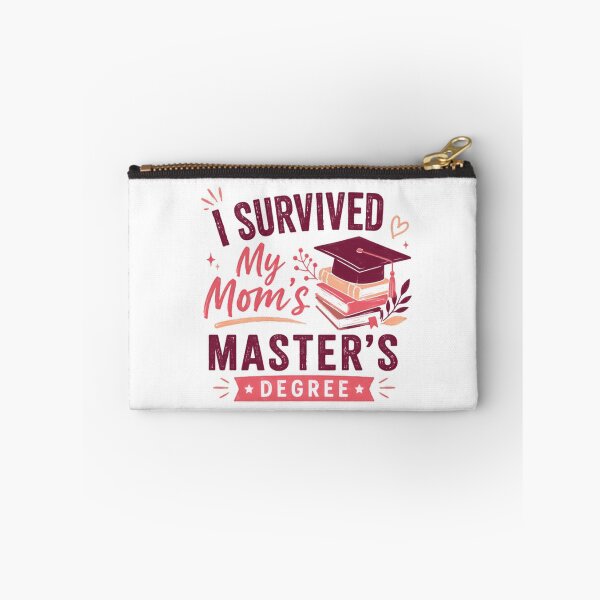 Item preview, I Survived My Mom's Master's Degree Family Graduation Celebration designed and sold by SkeletonsDanger.