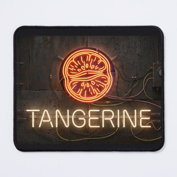 Item preview, Tangerine Brand Neon Fruit Typography Modern Streetwear Graphic designed and sold by Sulco Design.
