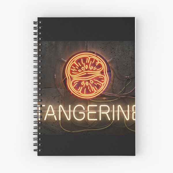 Item preview, Tangerine Brand Neon Fruit Typography Modern Streetwear Graphic designed and sold by Sulco Design.