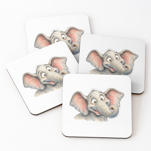Item preview, Big Ears, Bigger Personality – Cute Watercolor Elephant designed and sold by Russell Thorne.