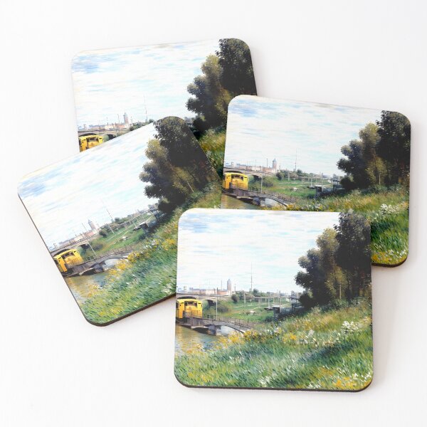 Item preview, The Banks of the Seine at the Argenteuil Bridge designed and sold by artdesignsnow.