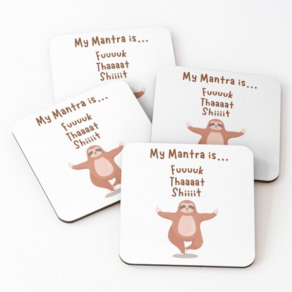 Item preview, Oh Hell No Mantra Sloth designed and sold by kinduh-randumb.