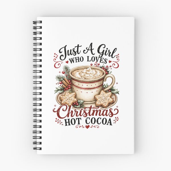 Item preview, Just A Girl Who Loves Christmas Hot Cocoa designed and sold by Steele-Art.