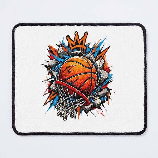 Item preview, King Of The Court Basketball Graffiti Slam Dunk Art designed and sold by shemodas.