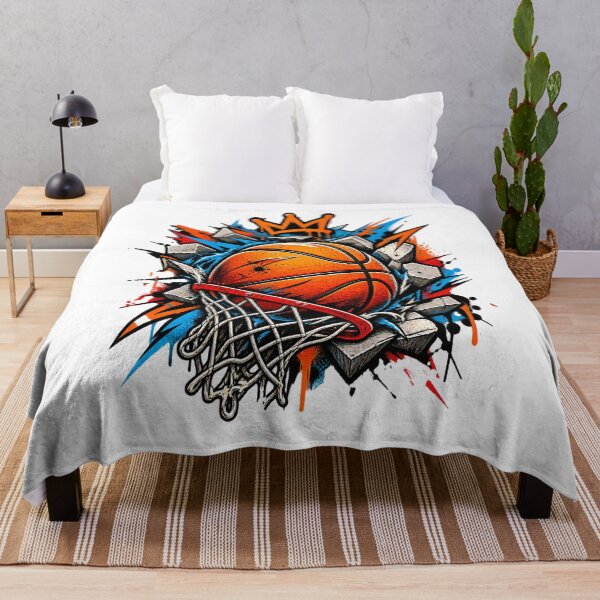 Item preview, King Of The Court Basketball Graffiti Slam Dunk Art designed and sold by shemodas.