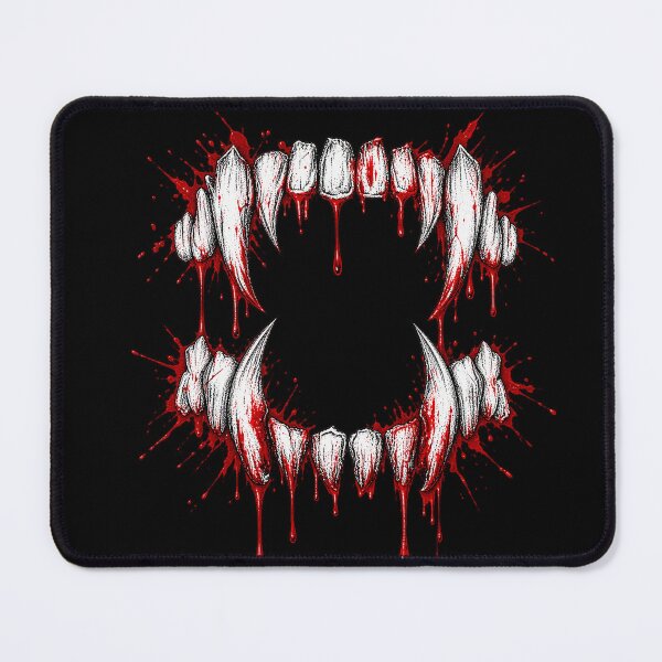 Item preview, Bloody Gothic Smile – Dark Horror Tank Top designed and sold by TOLDWAYTSHIRT.