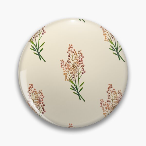 Item preview, Delicate Autumn Berry Branches on Soft Cream designed and sold by Almanzart.