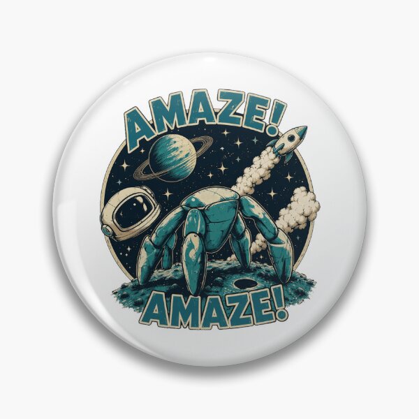 Item preview, Amaze! Hermit Crab Space Retro Adventure  designed and sold by VianDuell01.