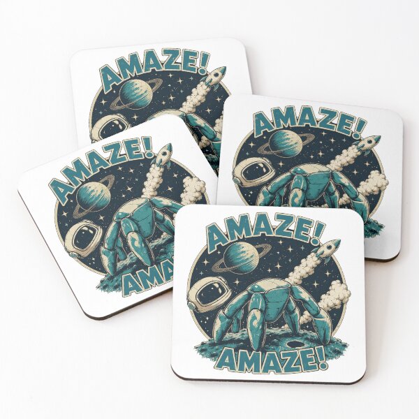 Item preview, Amaze! Hermit Crab Space Retro Adventure  designed and sold by VianDuell01.