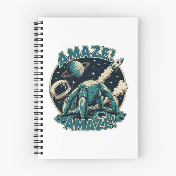 Item preview, Amaze! Hermit Crab Space Retro Adventure  designed and sold by VianDuell01.