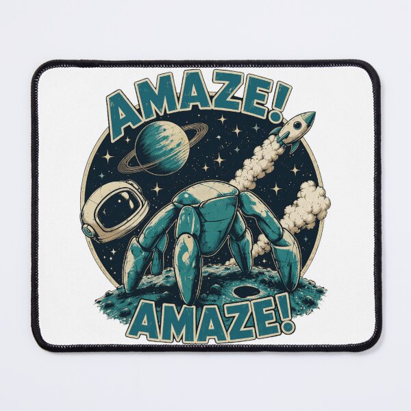 Item preview, Amaze! Hermit Crab Space Retro Adventure designed and sold by VianDuell01.