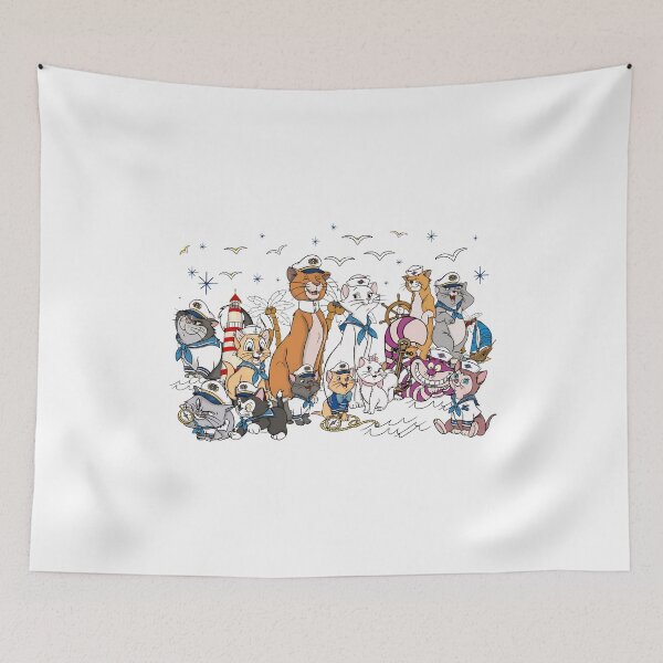 Item preview, Nautical Cat Sailor Crew Adventure designed and sold by JosielynBie.