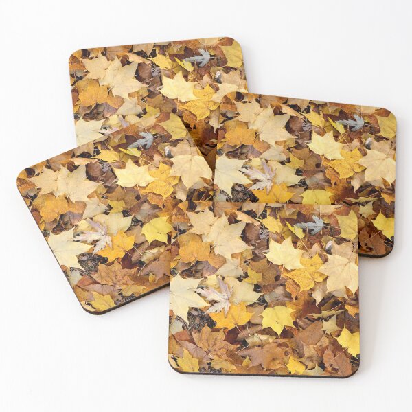 Item preview, Golden Maple Leaves Autumn Forest Floor  designed and sold by pinkal.