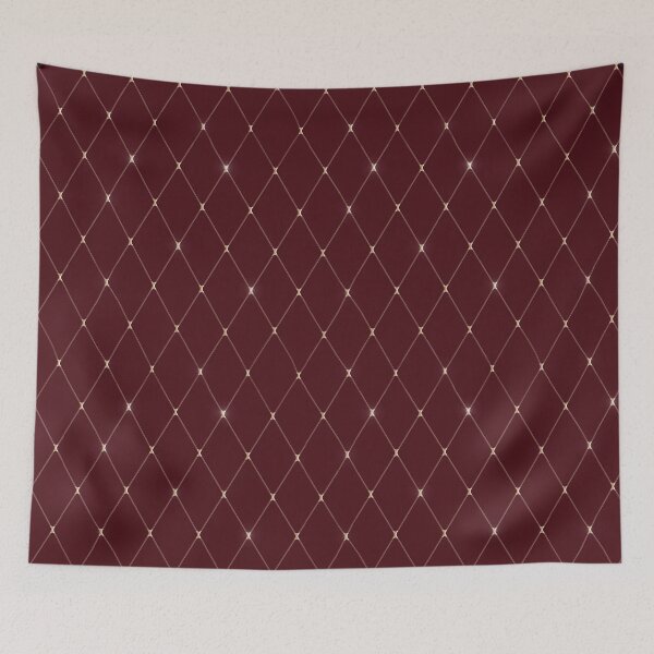 Item preview, Golden Diamonds on an Elegant Burgundy Background designed and sold by Pattique.