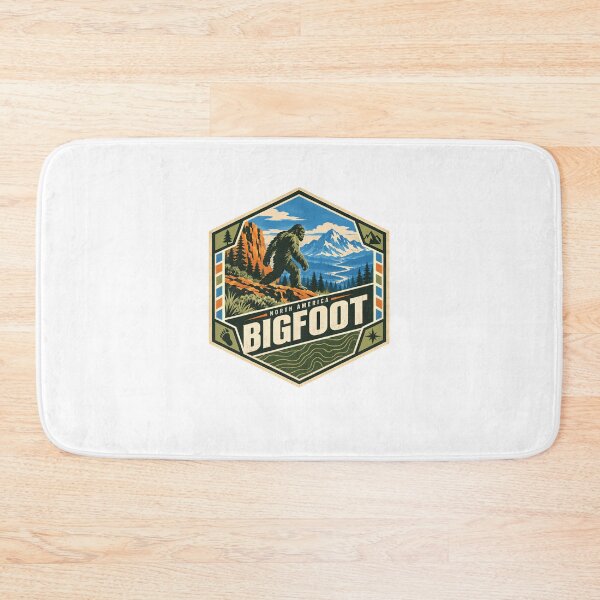 Item preview, North America Bigfoot Sasquatch Cryptid Outdoors Explorer designed and sold by Star3NowForMe.