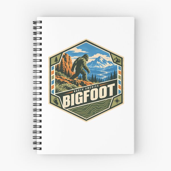 Item preview, North America Bigfoot Sasquatch Cryptid Outdoors Explorer designed and sold by Star3NowForMe.