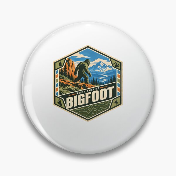 Item preview, North America Bigfoot Sasquatch Cryptid Outdoors Explorer designed and sold by Star3NowForMe.