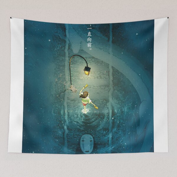 Item preview, Cute kawaii art girl [[chihiros]] -%[ghiblis]%- running aways with dragon designed and sold by ebyyuishop.