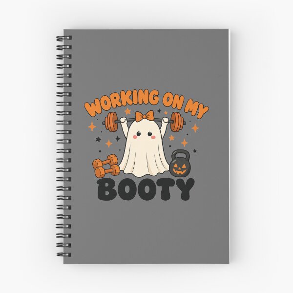 Item preview, Working On My Booty Ghost Fitness Design designed and sold by MOCH- ART.