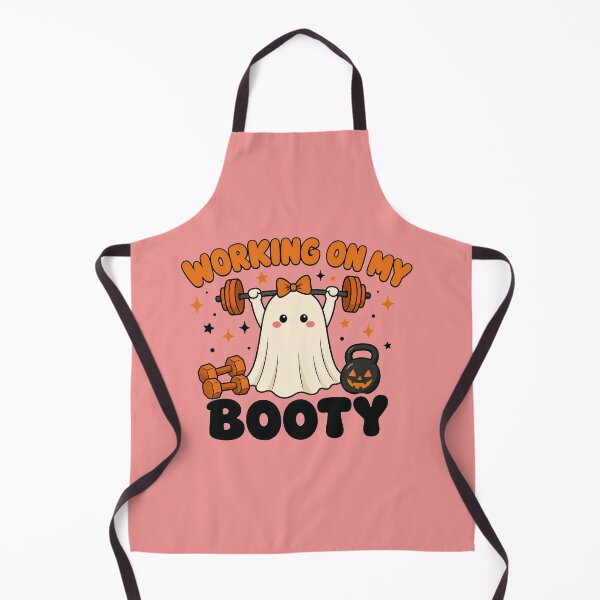 Item preview, Working On My Booty Ghost Fitness Design designed and sold by MOCH- ART.