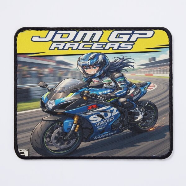 Item preview, JDM GP Racers - Vintage Arcade Motorcycle Anime Art designed and sold by JMAVILA ART.