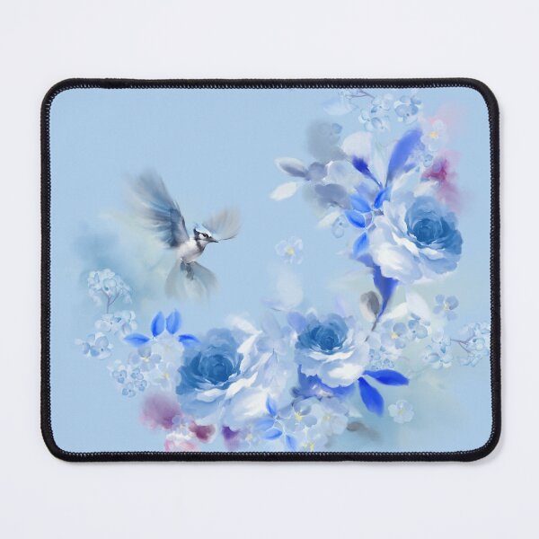 Item preview, blue bird rose designed and sold by letsgow8th.