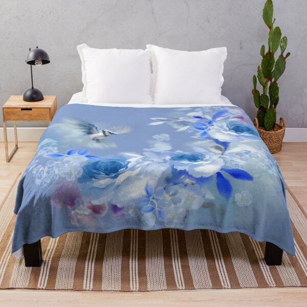 Item preview, blue bird rose  designed and sold by letsgow8th.