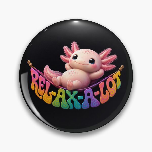 Artikelvorschau, Lustiger, entspannender Axolotl – Relax-a-lot entworfen und verkauft von Axokris.