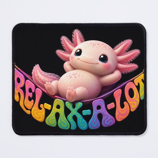 Item preview, Funny Relaxing Axolotl-Rel-ax-a-lot designed and sold by Axokris.