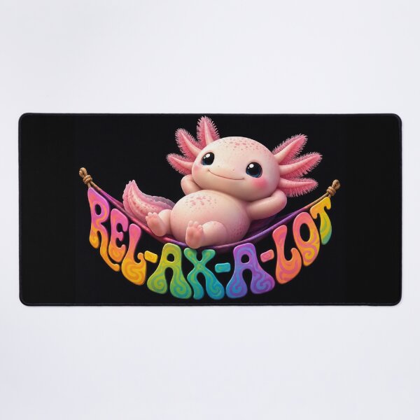 Item preview, Funny Relaxing Axolotl-Rel-ax-a-lot designed and sold by Axokris.