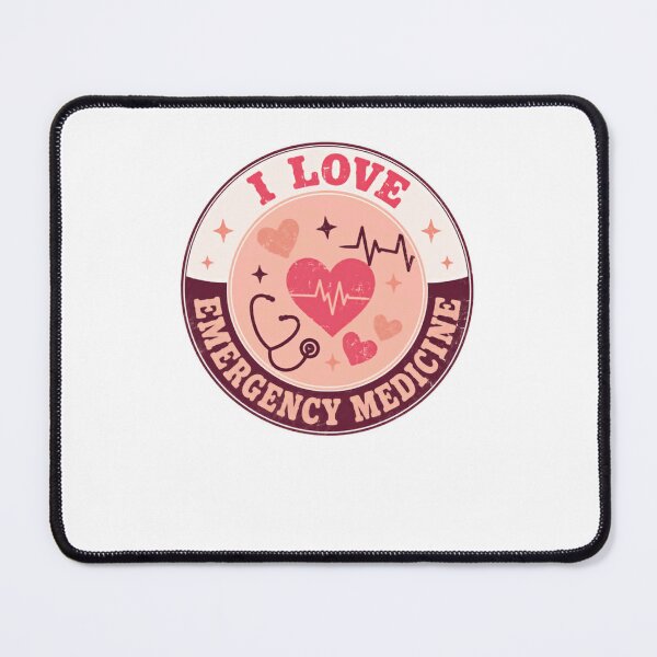 Item preview, I Love Emergency Medicine Medical Professional Healthcare Worker designed and sold by JonesFlora2025.