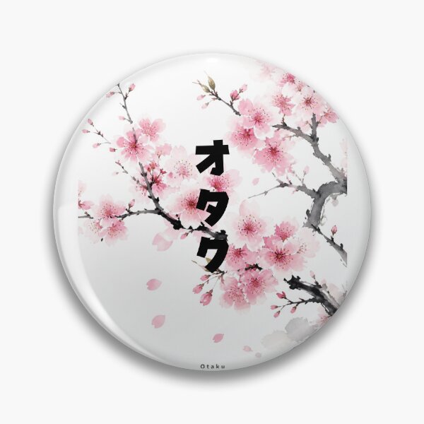 Item preview, Otaku - Nerd and Proud | Watercolor Sakura | Japanese Design designed and sold by JapanMemoir.