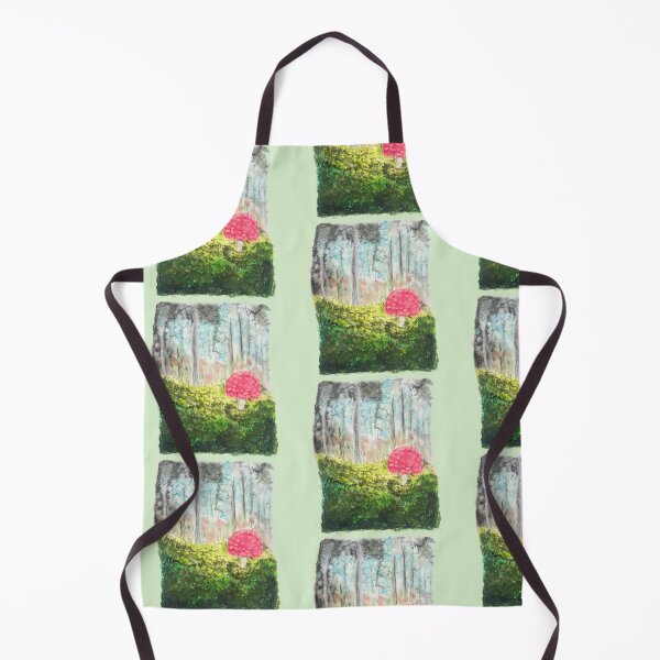 Item preview, Oversized Toadstool in a Forest: Oil Pastels designed and sold by Charlotte's Shop of Bird Stuff.