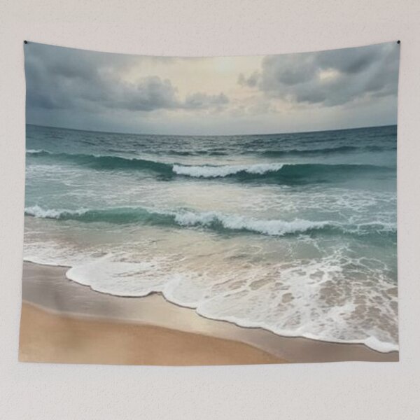 Item preview, Moody day on the beach designed and sold by Poplartree.